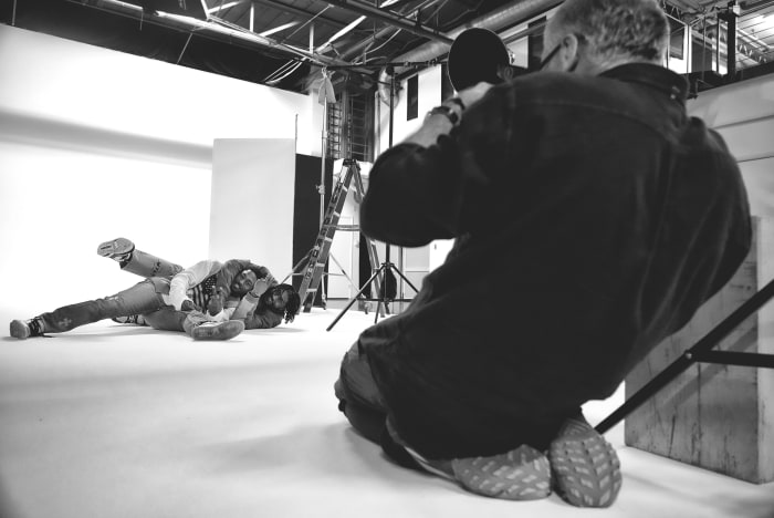 Trevon and Stefon Diggs wrestle